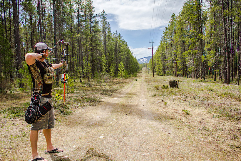 How far can a bow and arrow shoot?